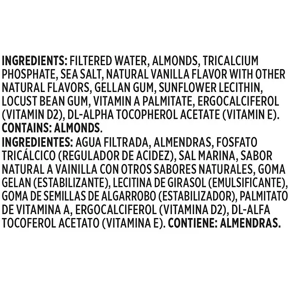 Bebida De Almendras Con Vainilla 946ml Members Selection