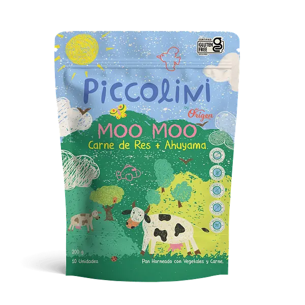 Piccolini Moo Moo 200g Del Origen