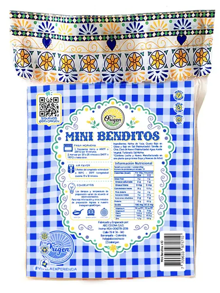 Deditos Mini Benditos 500g Del Origen