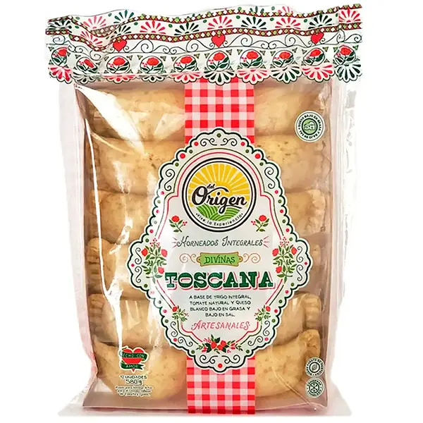 Mini Empanadas Toscana 560g Del Origen