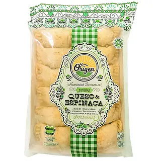 Mini Empanadas Queso Y Espinaca 580g Del Origen