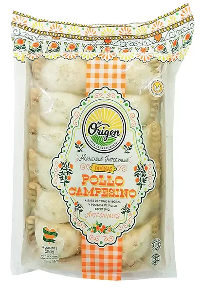 Mini Empanadas Pollo Campesino 560g Del Origen