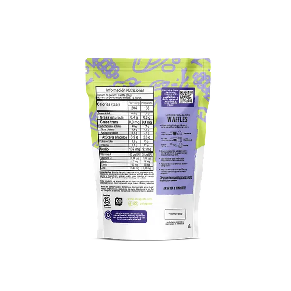 Premezcla Para Waffles Choclo 400g