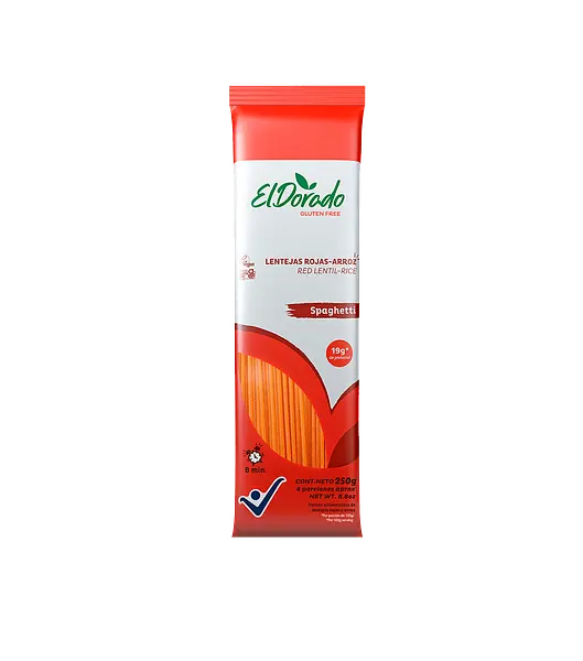 Spaghetti De Lentejas Rojas 250g