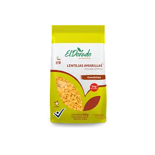 Pasta Conchitas De Lentejas Amarillas 250g