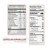Pasta Conchitas De Lentejas Amarillas 250g