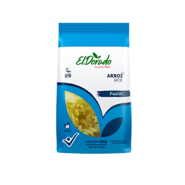 Pasta De Arroz Fusilli 250g