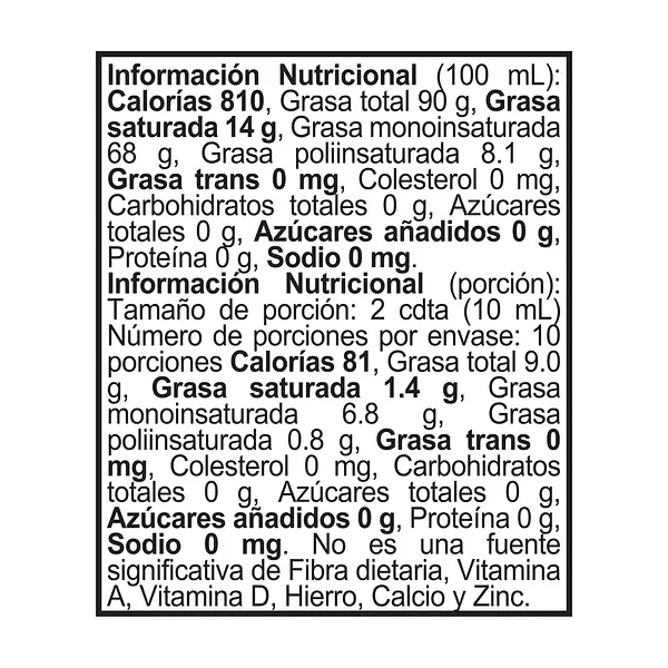 Aceite De Oliva Virgen Extra 100ml Monticello