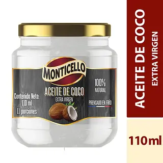 Aceite De Coco 110ml Monticello