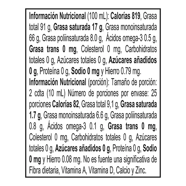 Aceite De Aguacate Extra Virgen 250ml Monticello