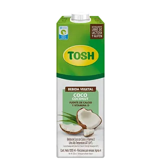 Bebida De Coco 1000ml Tosh - Sin Azucar
