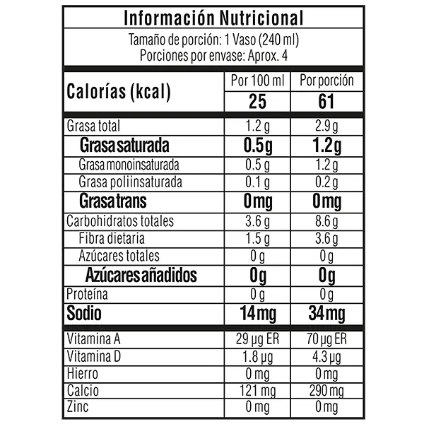 Bebida De Coco 1000ml Tosh - Sin Azucar