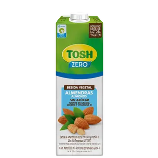 Bebida De Almendras 1000ml Tosh - Sin Azúcar