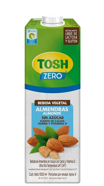 Bebida De Almendras 1000ml Tosh - Sin Azúcar