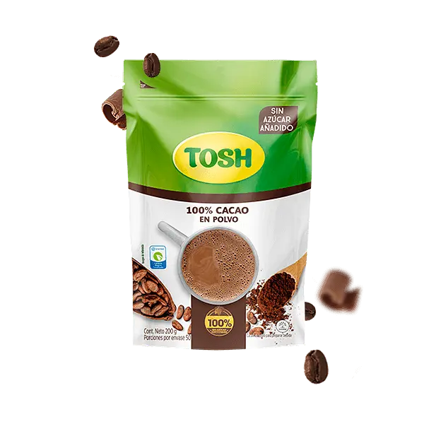 Cacao En Polvo 200g Tosh 100%