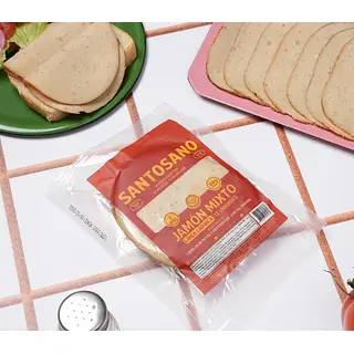 Jamón Mixto Pavo Y Pollo 250g Santosano