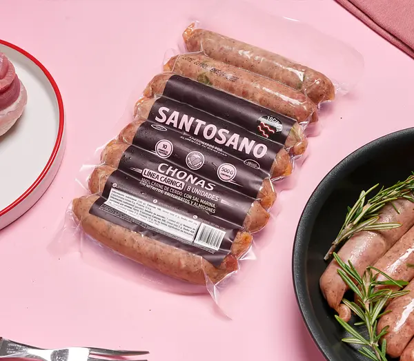 Chonas Con Tocineta 500g Santosano