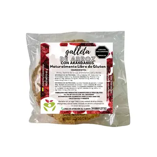 Galleta De Arroz Con Arandanos 65gr