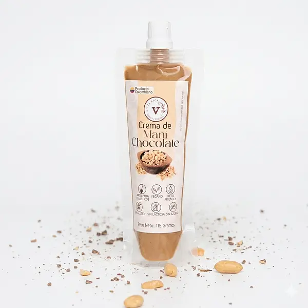 Crema De Maní Con Chocolate Sachet 115g Vitta Nick