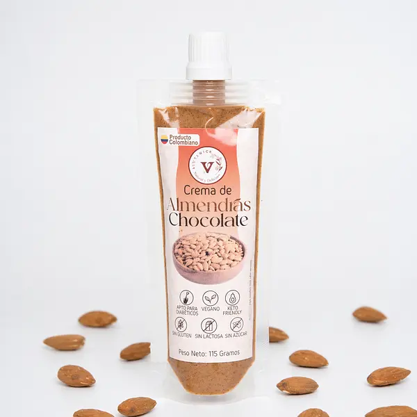 Crema De Almendra Con Chocolate Sachet 115g Vitta Nick