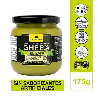 Mantequilla Ghee Orégano 175g Karavansay