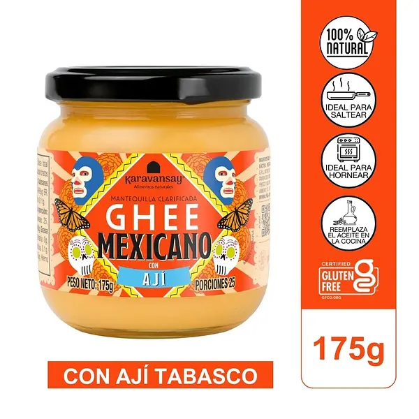 Mantequilla Ghee Mexicano Con Ají 175g Karavansay