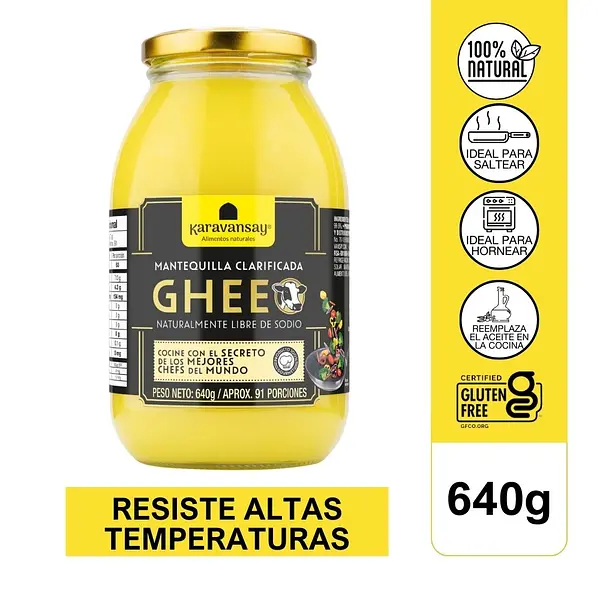 Mantequilla Ghee 640g Karavansay