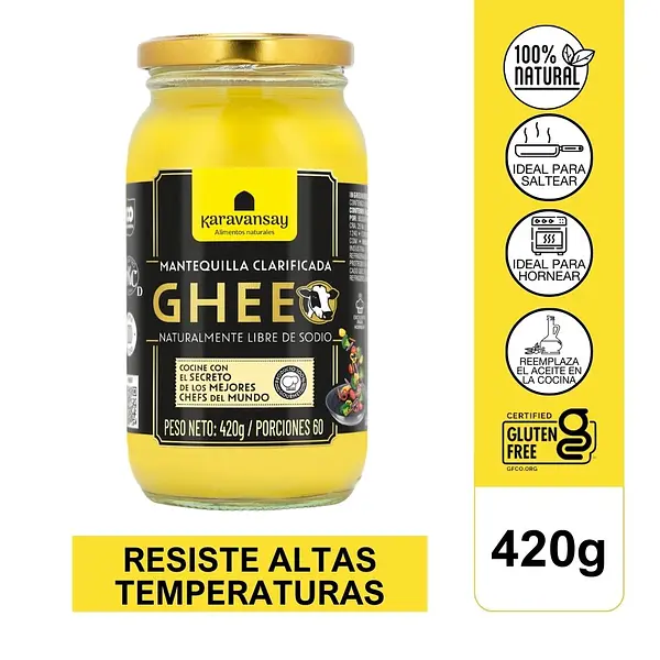 Mantequilla Ghee 420g Karavansay
