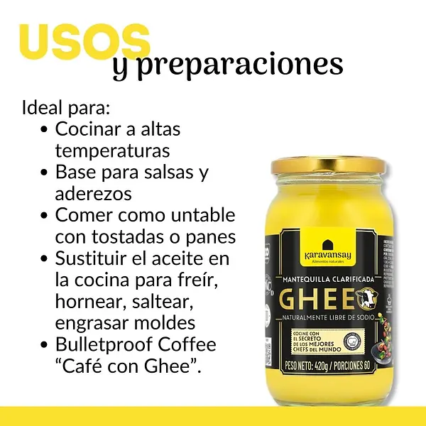 Mantequilla Ghee 420g Karavansay