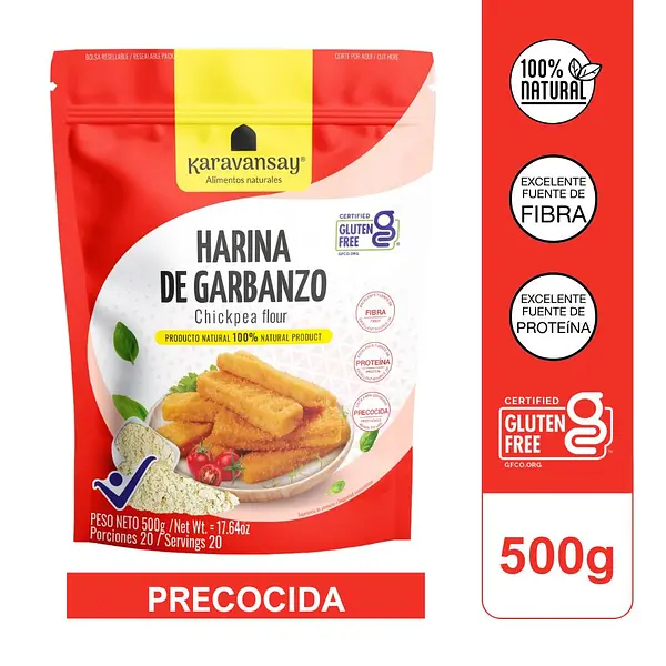 Harina De Garbanzo 500g Karavansay
