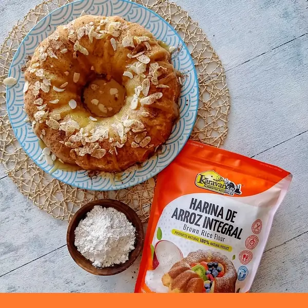 Harina De Arroz Integral 500g Karavansay