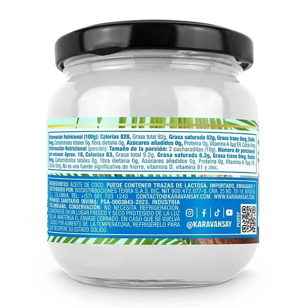 Aceite De Coco 175g Karavansay
