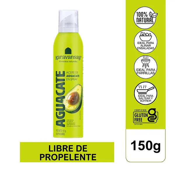 Aceite De Aguacate En Spray 150g Karavansay