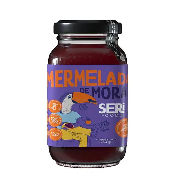 Mermelada De Mora 250g Serifoods