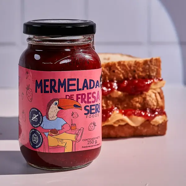 Mermelada De Fresa 250g Serifoods