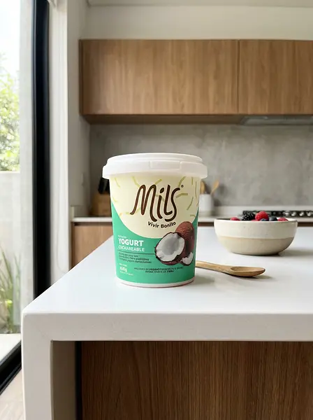 Yogurt De Coco Cuchareable 450gr Mils