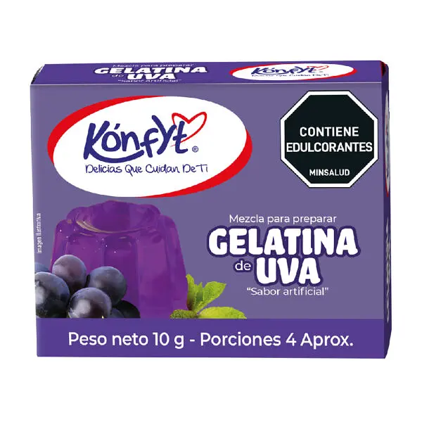 Gelatina De Uva 10g