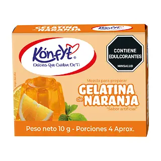 Gelatina De Naranja 10g