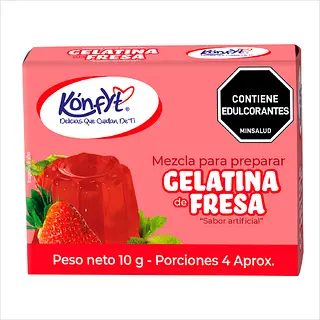 Gelatina De Fresa 10g