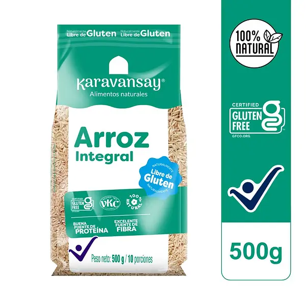 Arroz Integral Gluten Free 500g