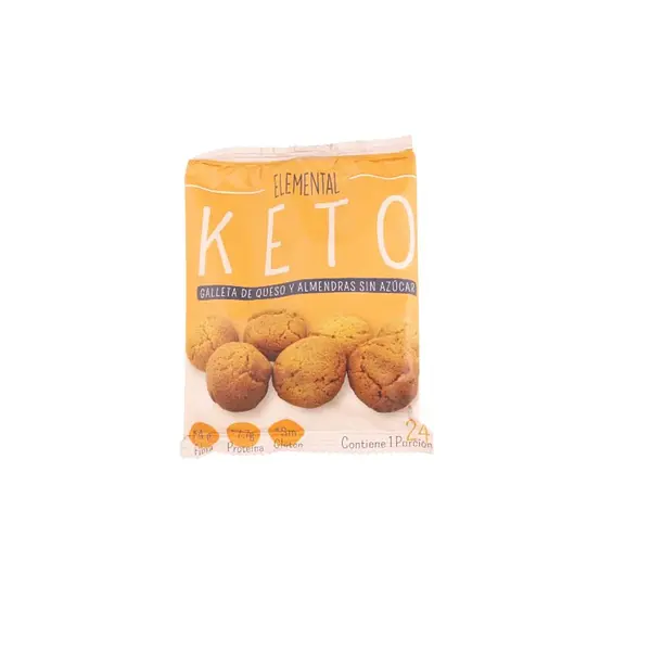 Galleta Keto Queso Y Almendras 24g Elemental