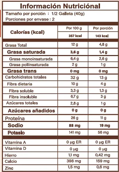 Galleta Coconut Orange 80g