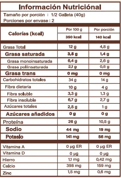 Galleta Chocolate Decadence 80g