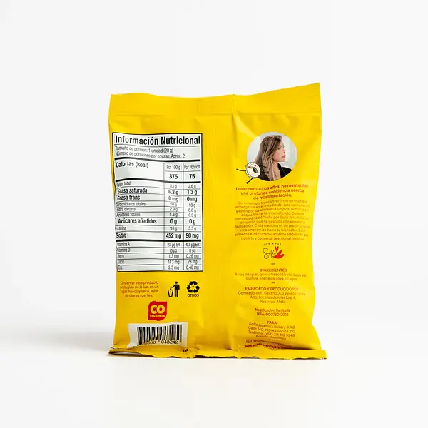 Pan De Arroz Integral 40g
