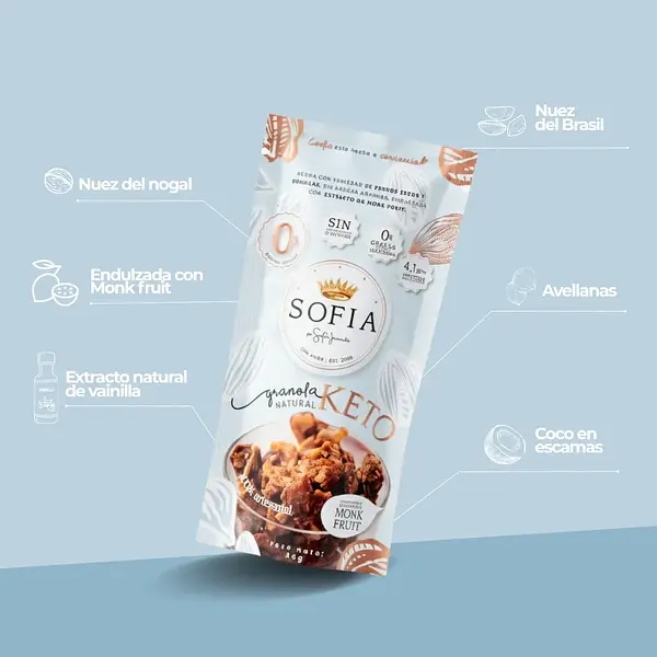 Granolita Keto 35g Sofia Jaramillo