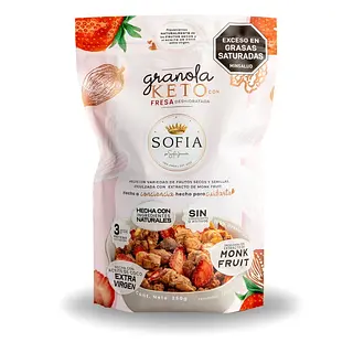 Granola Keto Fresa 300g Sofia Jaramillo