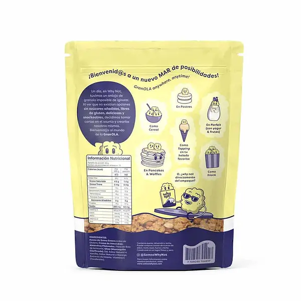 Granola Orange Vainilla Shortbread X300g Why Not