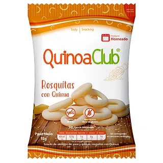 Rosquitas Naturales De Quinoa 12g Quinoa Club