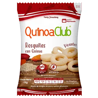 Rosquitas De Quinoa Picantes 12g Quinoa Club