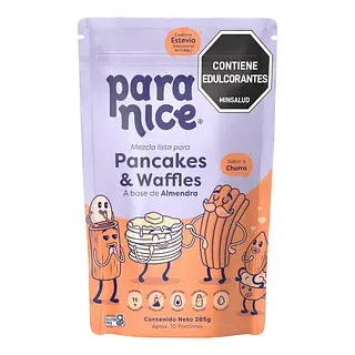 Mezcla Pancakes O Waffles Almendra Sabor A Churro X 285g